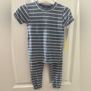 Carter's Navy and White Striped Pajama Set 2T NEW Comfy